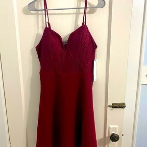 Burgundy Dress